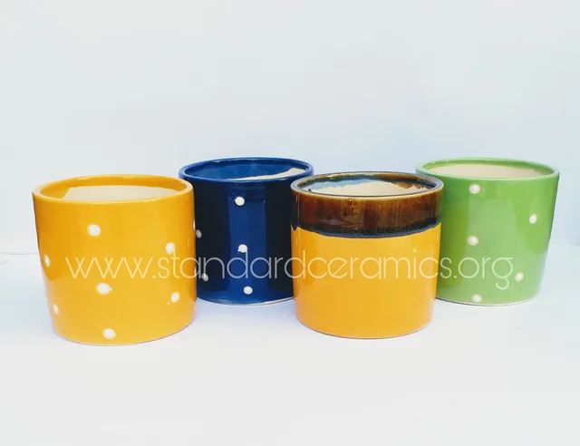 Pipe Planter Pot S SCI - 438 - H - 5.5 INCHES, W - 5.5 INCHES, SCI - 438