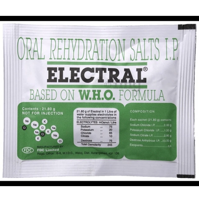 Electral ORS Powder - ., 1 Sachet
