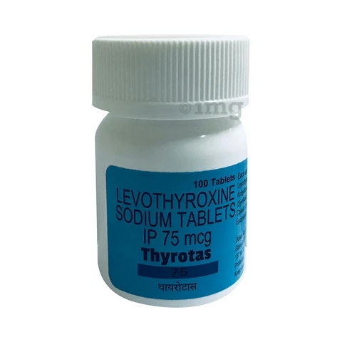 Thyrotas 75 Tablet - 1 Bottle of 100 Tablets