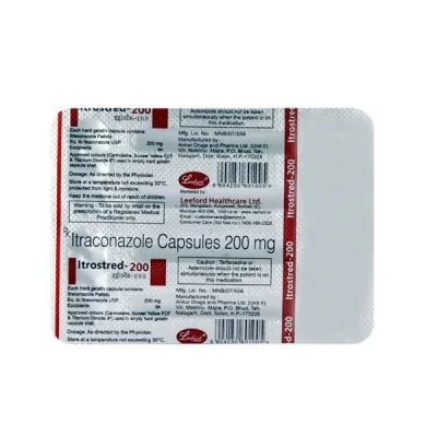 Itrostred 200 - 1 Strip Of 4 Capsule