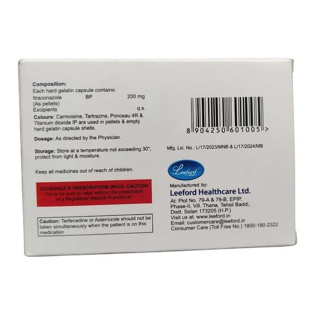Itrostred 200 - 1 Strip Of 10 Capsule
