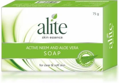 Alite Active Neem and Aloe Vera Soap - 75gm