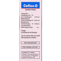 Ceflox D Eye/Ear Drops - 10ml
