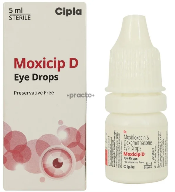 Moxicip D Eye Drop - 5ml