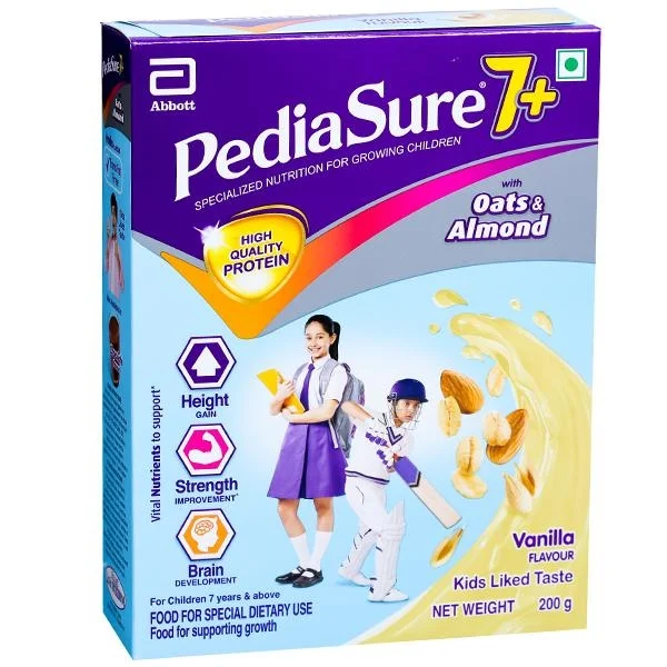 PediaSure 7+ with Oats & Almond - 400gm, Vanilla