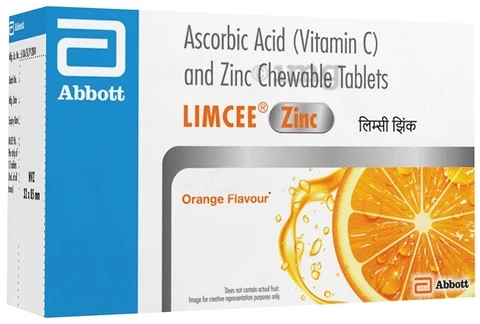 Limcee Tablet - Orange & Zinc, 1 Strip