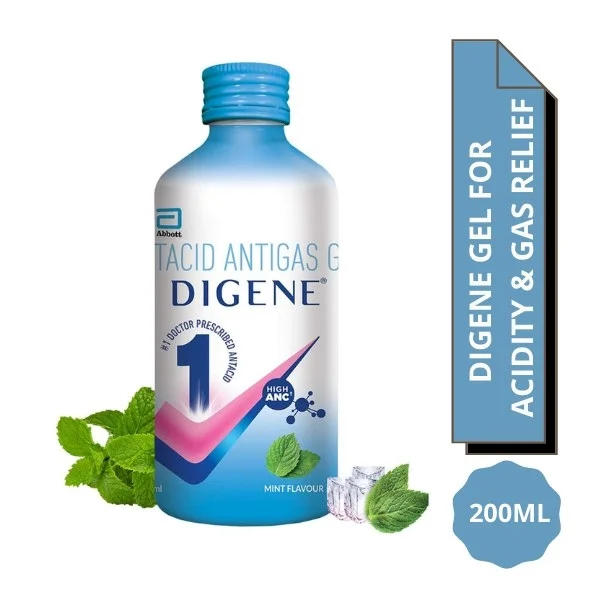 Digene Acidity & Gas Relief Gel - Mint, 200ml