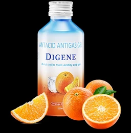 Digene Acidity & Gas Relief Gel - 200ml, Orange