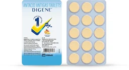 Digene Acidity & Gas Relief Tablet - Mixed Fruit, 1 Strip