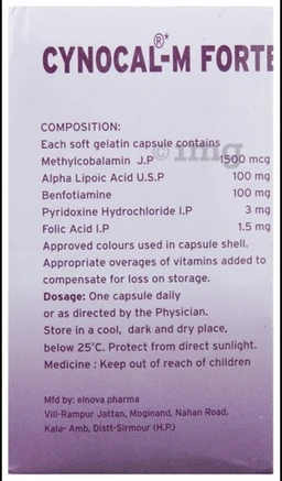 Cynocal M Forte Capsule - 1 Strip