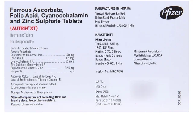 Autrin XT Tablet - 1 Strip