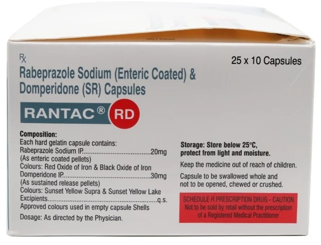 Rantac RD 30mg/20mg Capsule - 1 Strip