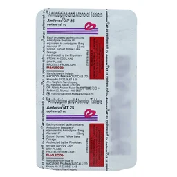Amlovas AT 25 Tablet - 1 Strip