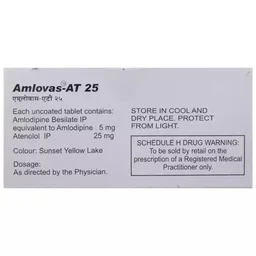 Amlovas AT 25 Tablet - 1 Strip