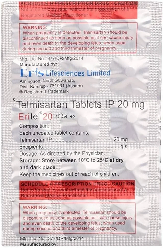 Eritel 20 Tablet - 1 Strip