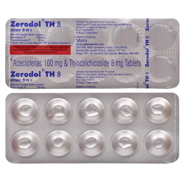 Zerodol TH 8 - 1 Strip