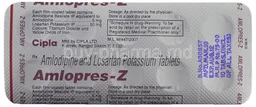 Amlopres-Z 50mg/5mg Tablet - 1 Strip