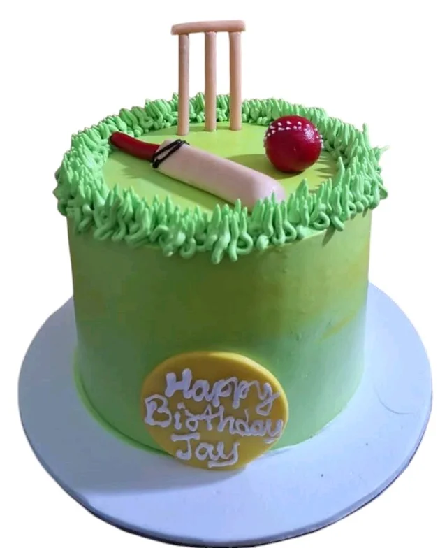 Cricket Theme Birthday Cake - 2.5 Kg