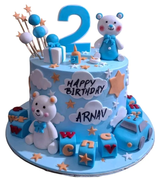 Taddy Bear Happy Birthday Cake - 2 Kg