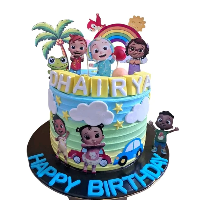 Fantasy Cocomelon Rainbow Cake - 2 Kg