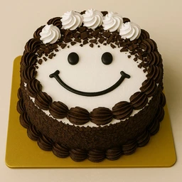 Smiley Face Cake - 500 gm