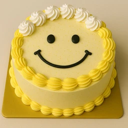 Smiley Face Cake - 500 gm
