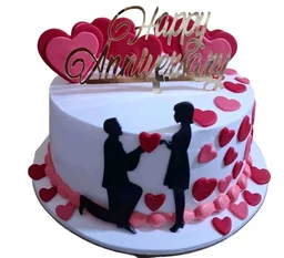 Anniversary Proposal Cake - 10 Kg