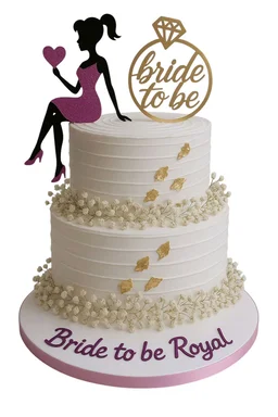 Regal Bride-To-Be Cake - 6 Kg