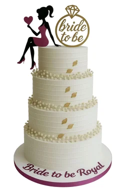 Regal Bride-To-Be Cake - 1 Kg