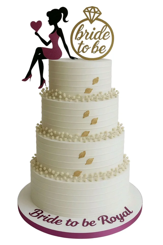 Regal Bride-To-Be Cake - 1 Kg