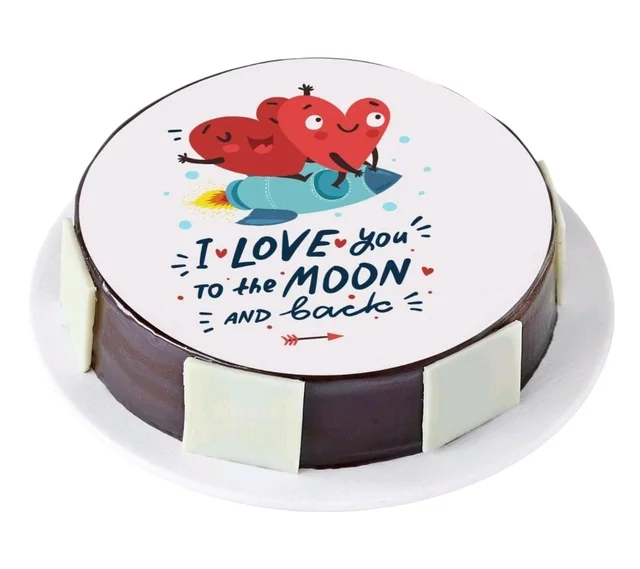 Couple Heart Cake - 500gm