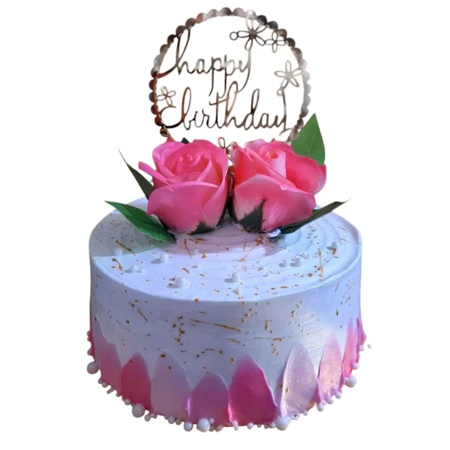 Rose Birthday Cake - 4.5 Kg