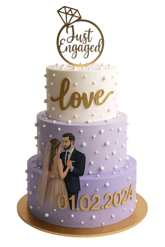Celebration of Engage Cake - 1 Kg