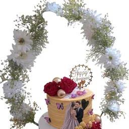 Floral Anniversary Cake - 10 Kg