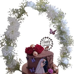 Floral Anniversary Cake - 10 Kg