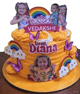 Rainbow Princess Cake - 3.5 Kg