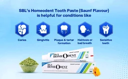 SBL Homeodent Saunf Toothpaste - 100gm