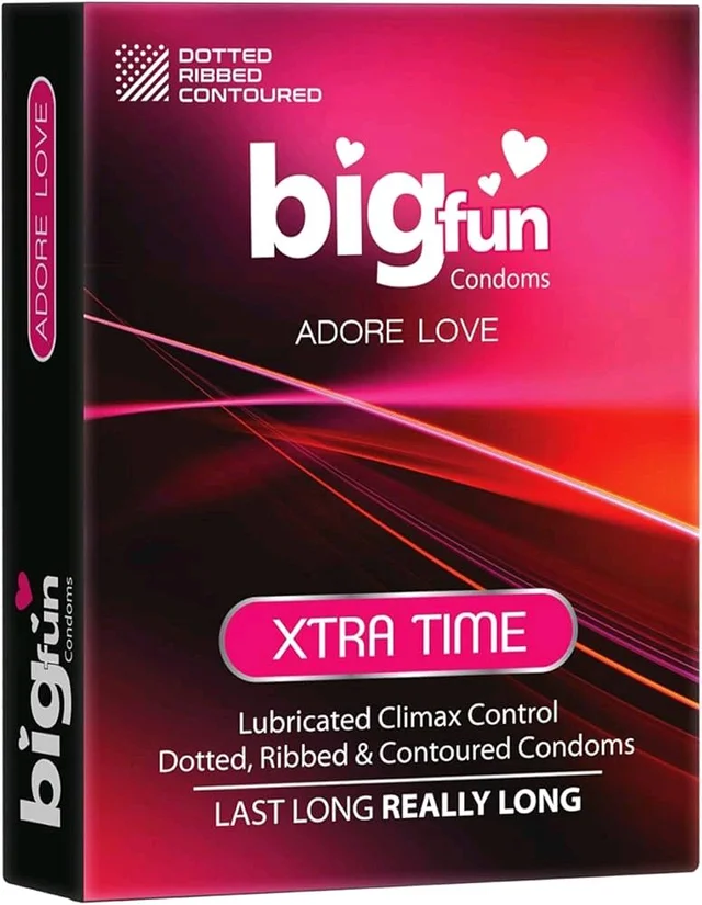 BigFun Condom - Xtra Time, 1 Packet