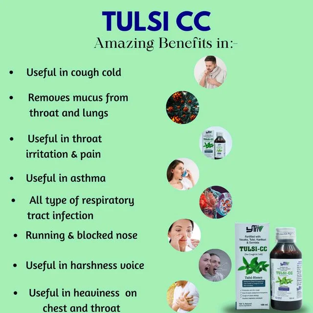 YTM Tulsi-CC Syrup - 1 Bottle