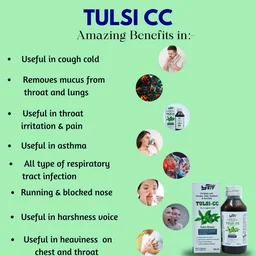 YTM Tulsi-CC Syrup - 1 Bottle