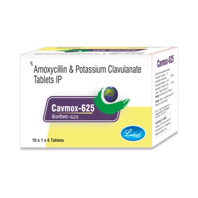 Cavmox CV 625 Tablet - 1 Strip