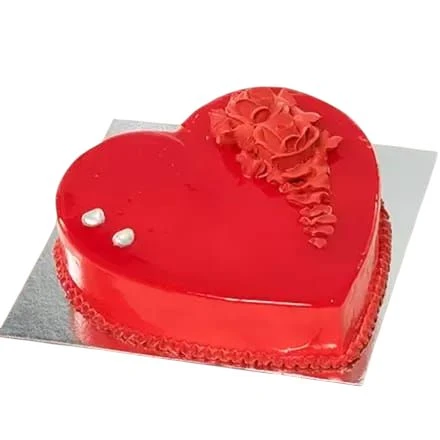 Red Velvet Heart Cake - 1kg