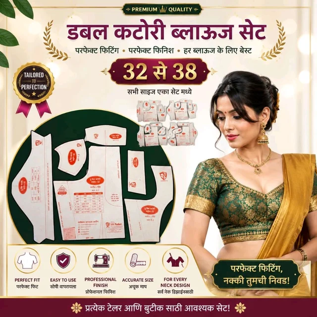 Silai Dabal katori ( 2 Pcs Katori) set 32 To 38 Size