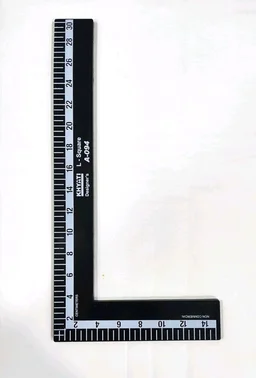 Arm Hole Curve, L Square ruler, White French curve with markings, and Straight ruler 30 cm Combo (4pcs). Used in fashion design, tailoring, and sewing for creating patterns, measuring fabric