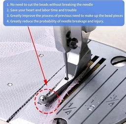 Sewing Machine Presser Foot - Bead & Sequin Special Foot for Fabric || Industrial Sewing Machine Presser Foot