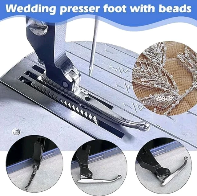 Sewing Machine Presser Foot - Bead & Sequin Special Foot for Fabric || Industrial Sewing Machine Presser Foot