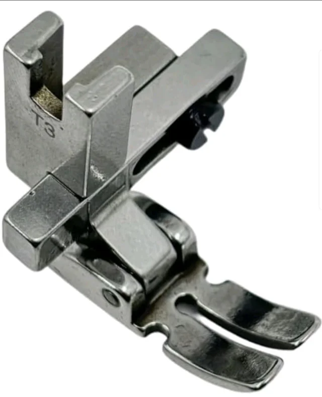 T3 Industrial Presser Foot - 3-in-1 Design for Juki, Jack, Singer Machines with High Shank