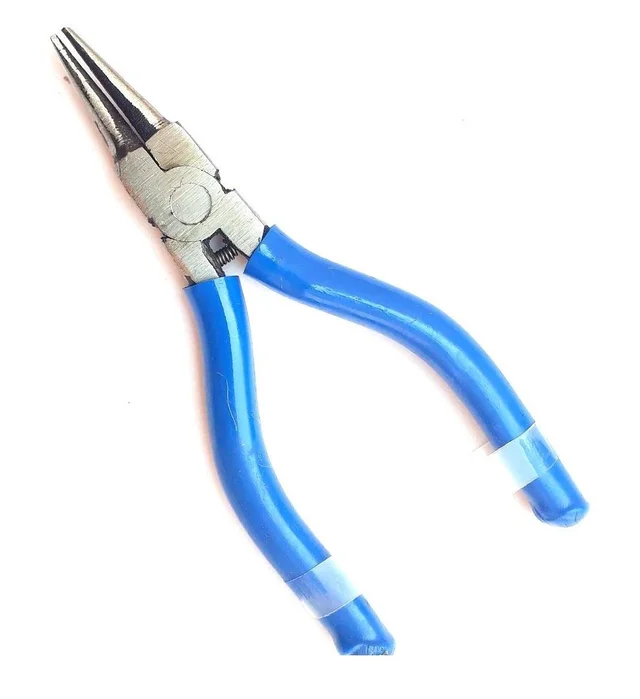 Pilerman Silk Thread Jewellery Making Pliers Nose Round Nose and Cutter (JK-3-MSF) - 5-6 Inch