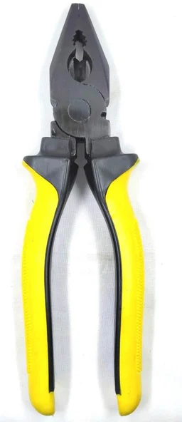 Pilerman Combination Plier (Y/B-Black) - 8-inch
