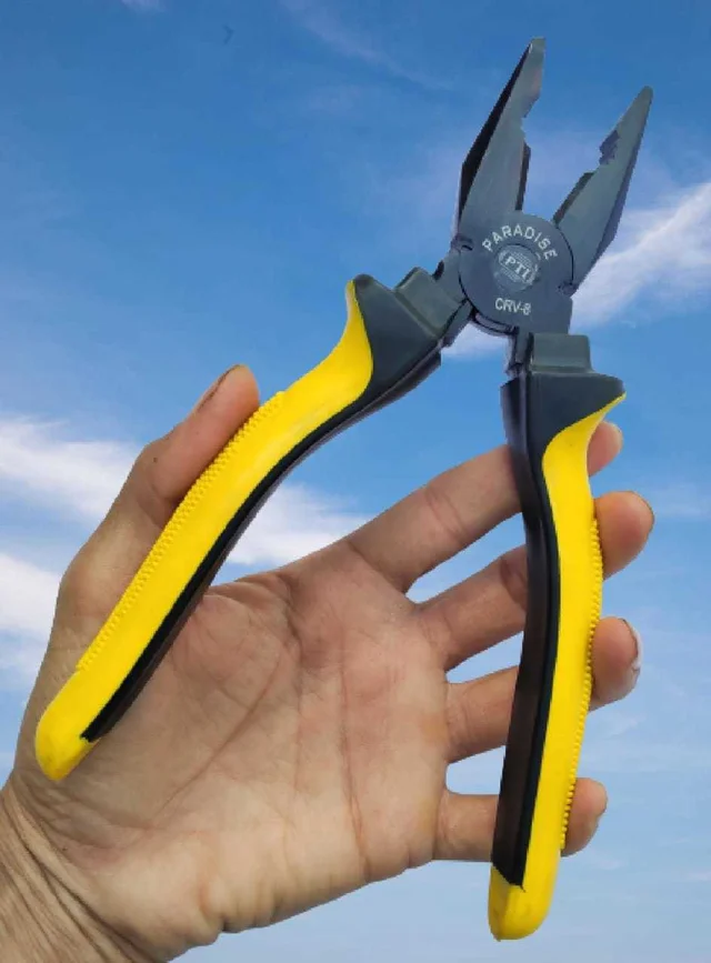 Pilerman Combination Plier (Y/B-Black) - 8-inch
